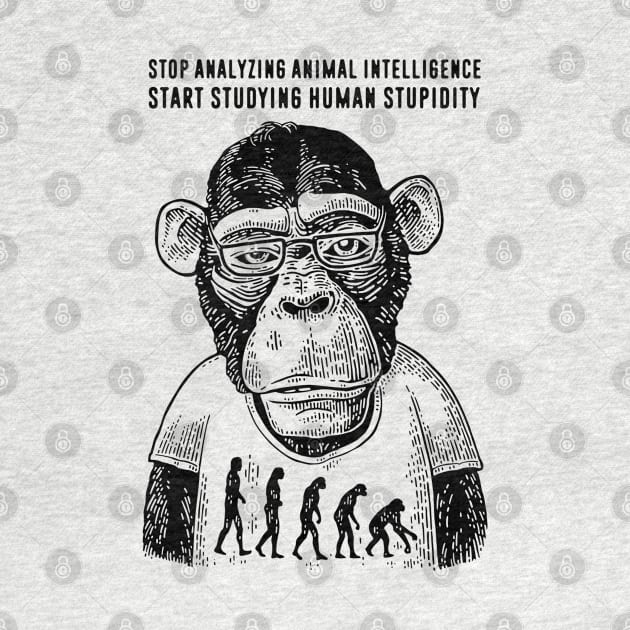 Talking Chimpanzee: On Human Stupidity by Puff Sumo